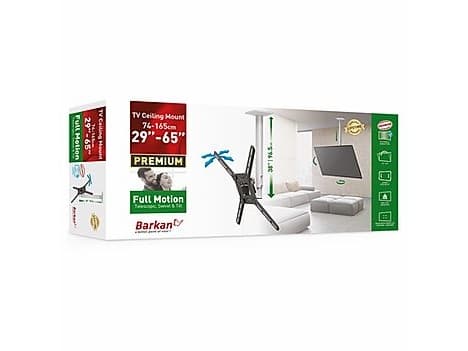 Barkan Mounting Systems 3500, 73,7 cm (29"), 165,1 cm (65"), 100 x 100 mm, 400 x 400 mm, 0 - 25°, Svart, Hvit