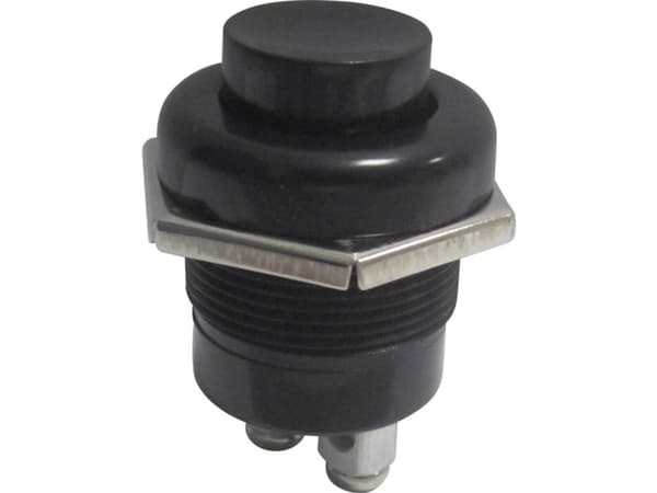 TRU COMPONENTS 1587793 Bil-trykknap TC-A2-5A 24 V/DC 10 A 1 x Off/(On) Tastende 1 stk