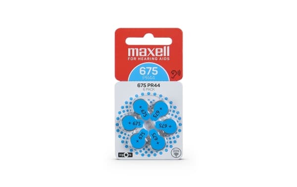 Maxell 790420, Engangsbatteri, PR44, 6 stykker, Blister