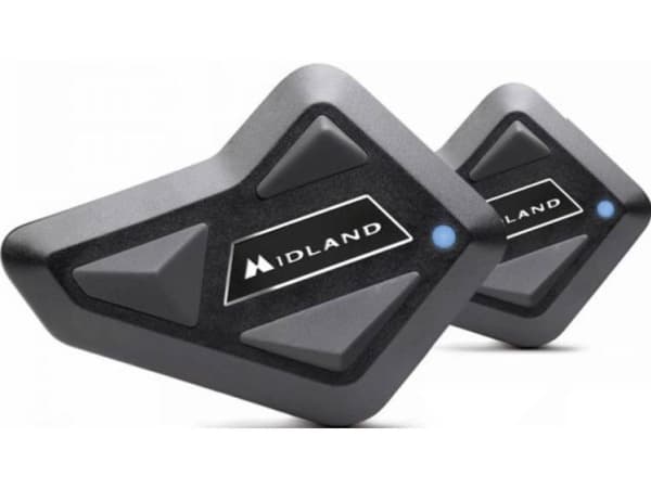 Midland C1410.01 BT Mini Twin Samtaleanlæg til motorcykel Passer til alle hjelmtyper