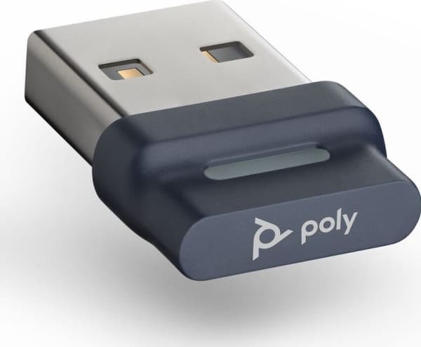 POLY BT700, USB Type-A, Bluetooth, Nettverk, Status, 50 m, 21,2 mm, 15,4 mm