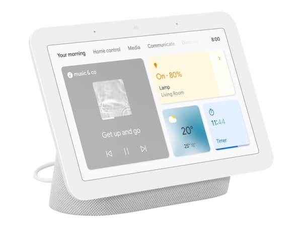 Google Nest Hub (2nd Gen) - Smart display - LCD 7" - trådlös - IEEE 802.11b/g/n/ac, Bluetooth - krita