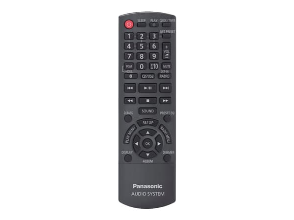 Panasonic SC-PMX802 - Lydsystem - 120 watt (Total) - svart
