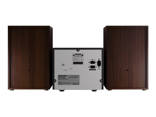 Sharp XL-B517D - Mikrosystem - 2 x 7.5 Watt - brun