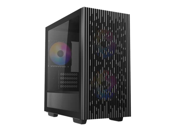 DeepCool MATREXX 40 3FS - Tower - micro ATX (ATX / PS/2) - svart - USB/ljud