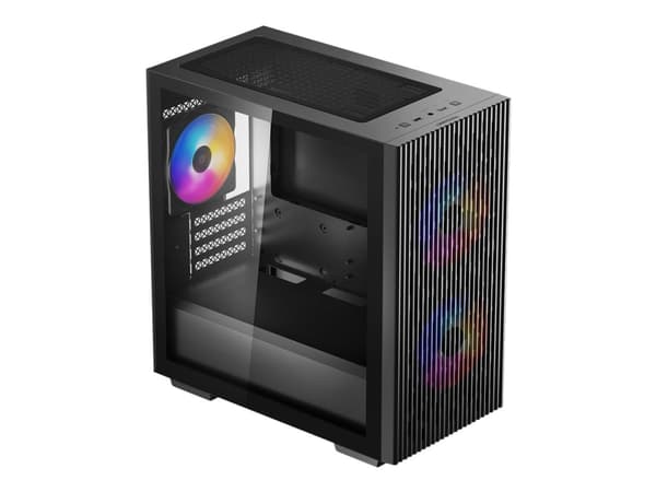 DeepCool MATREXX 40 3FS - Tower - micro ATX (ATX / PS/2) - svart - USB/ljud