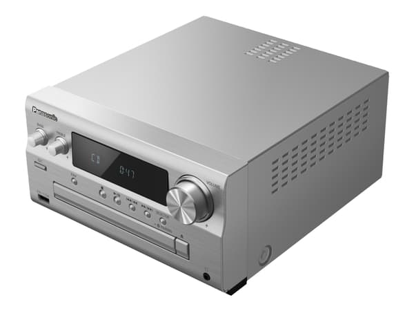 Panasonic SC-PMX802E-S, Kodin miniaudiojärjestelmä, Musta, Hopea, Etu, 120 W, 3-suuntainen, 14 cm