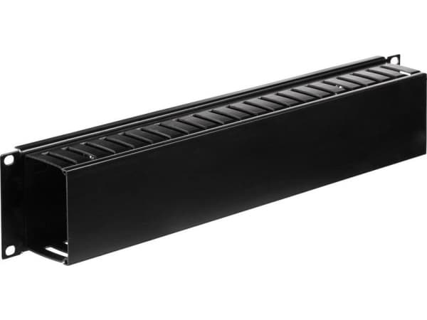 Netrack - Kabelhållare - svart - 2U - 19"