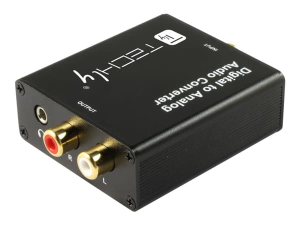 TECHly - Lydomformer fra digital til analog - svart