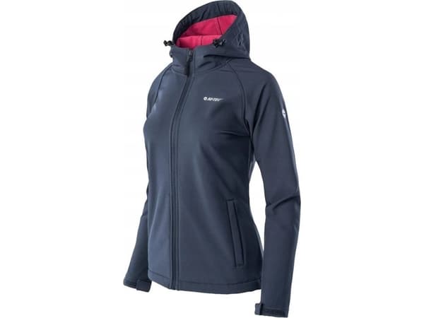 Hi-TEXT Hi-Tec Lady Neti softshelljakke for kvinner, marineblå, størrelse XL