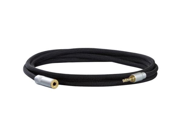 Dynavox 207378 Audio Forlængerkabel [1x Jacktilslutning 3,5 mm - 1x Jackstik 3,5 mm] 1.50 m Sort