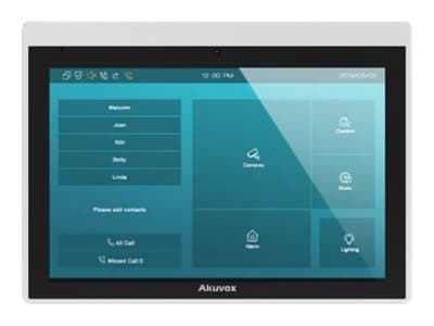 Akuvox IT83A - Doorbell monitor - trådløs, kablet - 802.11b/g/n, Bluetooth 4.0 - 2.4 Ghz - serielt RS-485/10/100 Ethernet