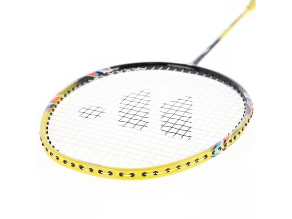 WISH FUSIONTEC 777K BADMINTON RACKET LIME+RED+SHUTTLES 3 STK WISH universal