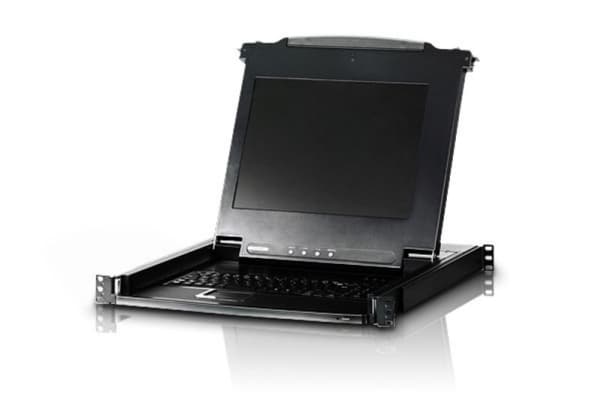 ATEN CL1000M - KVM-konsol - 17" - kan monteras i rack - 1280 x 1024 - VGA - 1U