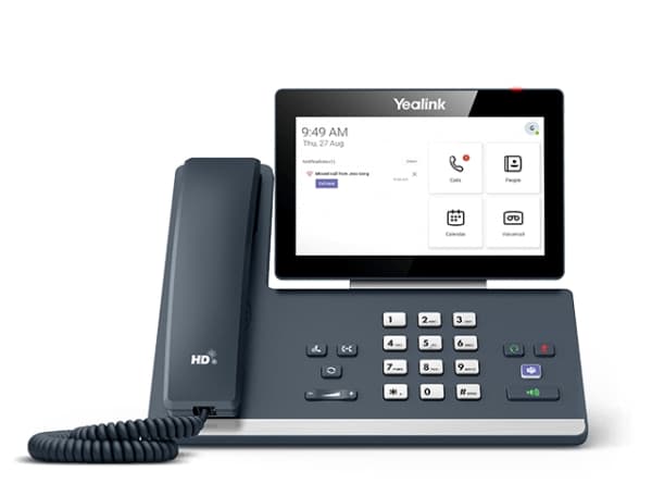 Yealink MP58 Microsoft Teams Edition, IP Phone, Harmaa, Johdollinen puhelin, Vastaanotto, Android, Microsoft Teams