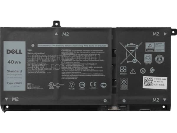Dell - Batteri til bærbar PC - erstatning for utvalgte bærbare - litiumion - 3-cellers - 40 Wh