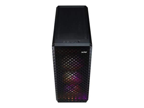 XPG DEFENDER PRO - Mid tower - utökad ATX - ingen strömförsörjning - svart - USB/ljud