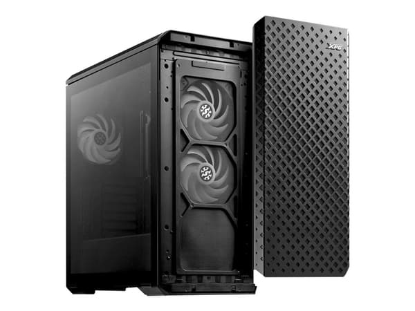 XPG DEFENDER PRO - Mid tower - utökad ATX - ingen strömförsörjning - svart - USB/ljud