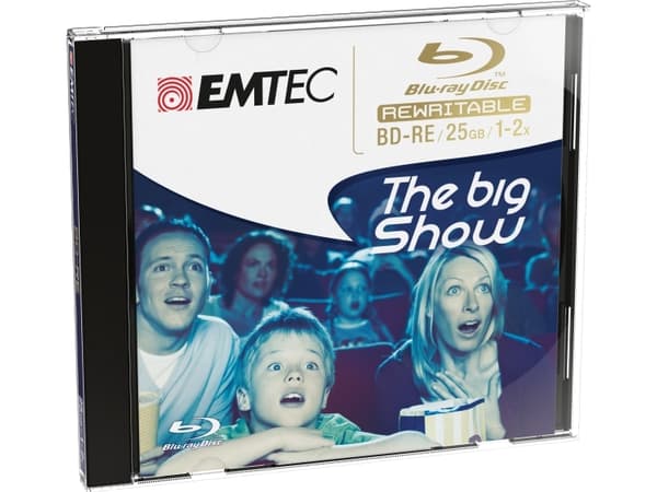 Emtec Blu-ray disc rewritable, 25 GB, BD-RE, 1 stykker