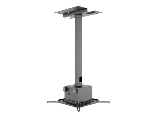 Multibrackets M Pro HD Series - Monteringssæt (justerbar monteringsarm, projektormontering) - for projektor - sort - loftsmonterbar