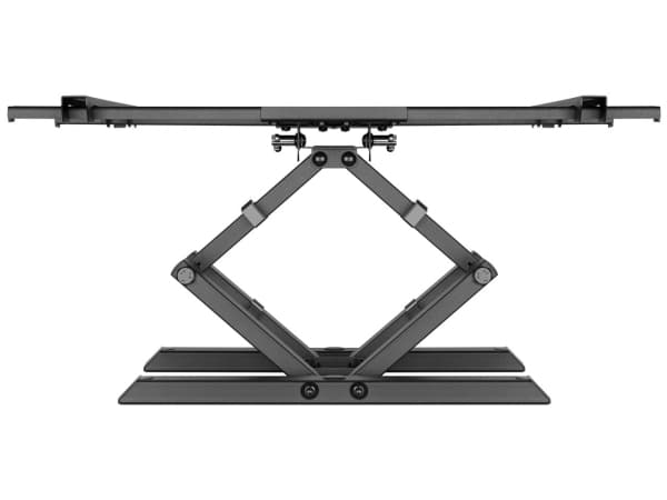 Goobay 49932, 200 x 200 mm, 600 x 400 mm, -15 - 3°, -60 - 60°, Terästä, Musta