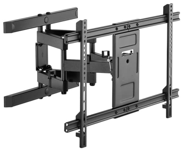 Goobay 49932, 200 x 200 mm, 600 x 400 mm, -15 - 3°, -60 - 60°, Terästä, Musta