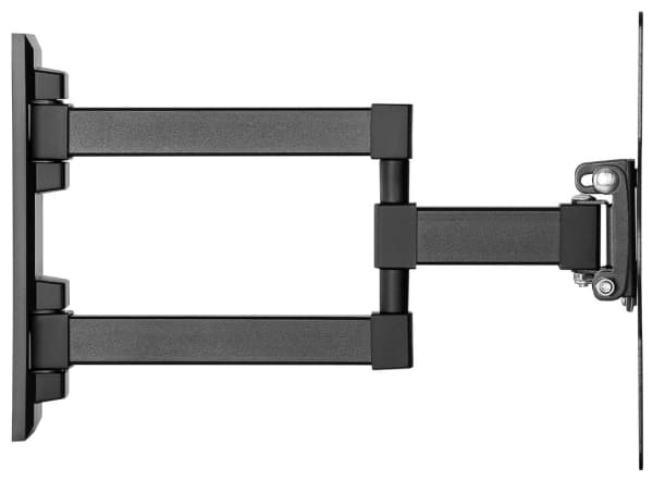 Goobay 49715, 75 x 75 mm, 200 x 200 mm, -10 - 3°, -90 - 90°, Stål, Sort