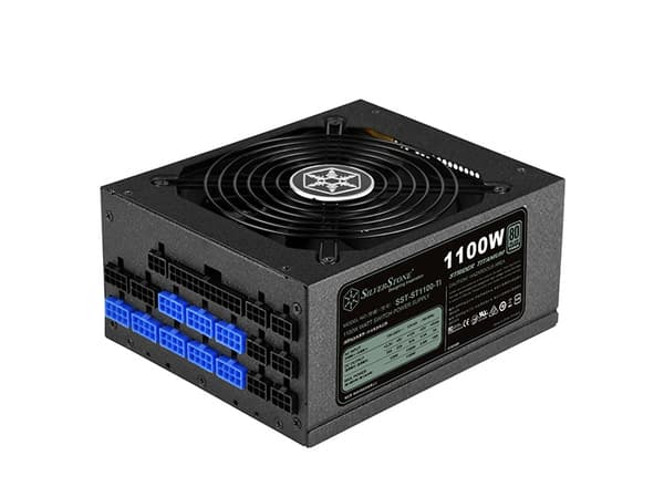 SilverStone Strider Titanium ST1100-TI - Strømforsyning (intern) - 80 PLUS - aktiv PFC