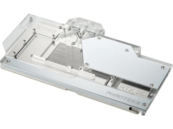 Phanteks PH-GB3090ASSRX, Vannblokk, Aluminium, Kromfarget, GPU, Grafikkort, 265,5 mm
