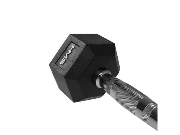 HMS Dumbbell Hex Pro black-silver 14 kg (17-66-116)