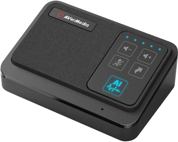 AVerMedia AI SPEAKERPHONE - AS311, Universal, Svart, 3 m, 2 m, Hemmakontor, Kontor, Röra