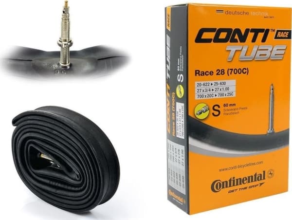 Continental Continental Race 28 20/25-622/630 inner tube 27 "- 28" x 0.75 "- 1.0" 60 mm universal presta valve