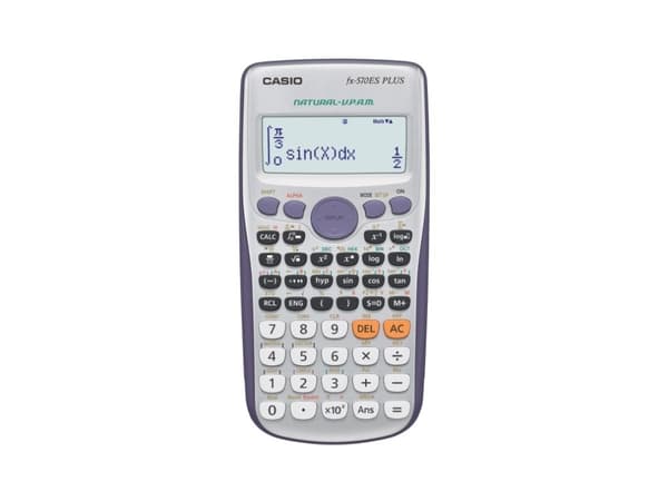 Casio FX-570ES Plus, Desktop, Vitenskaplig, 15 sifre, Batteri, Grå