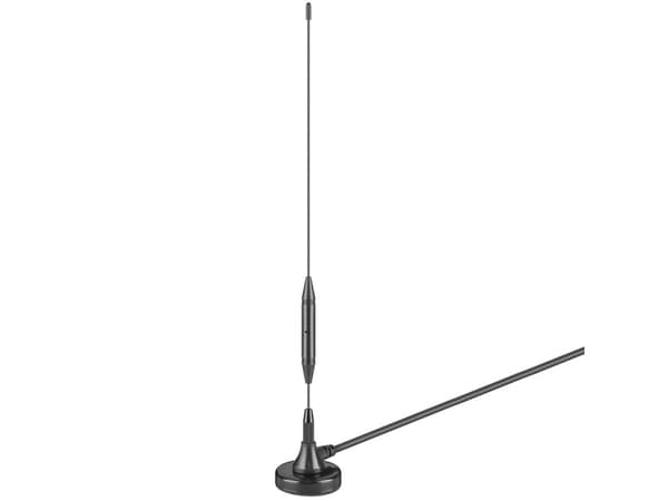 Goobay 67086, Sort, Mono, 3 dBi, DVB-T, DVB-T2, 1,5 m, IEC