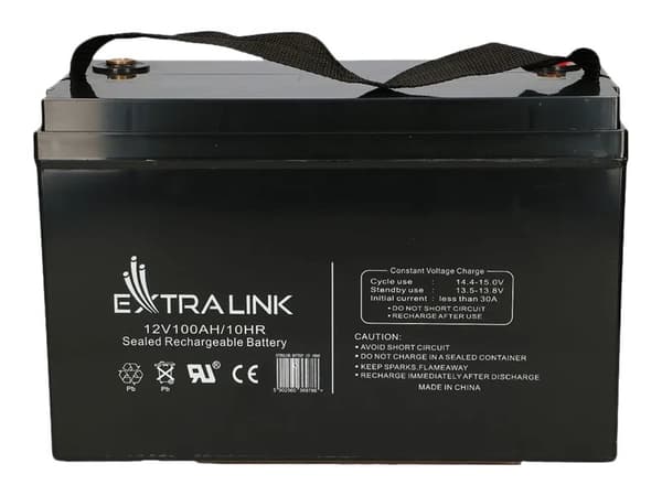 Extralink - UPS batteri - Blysyre - 100 Ah - sort