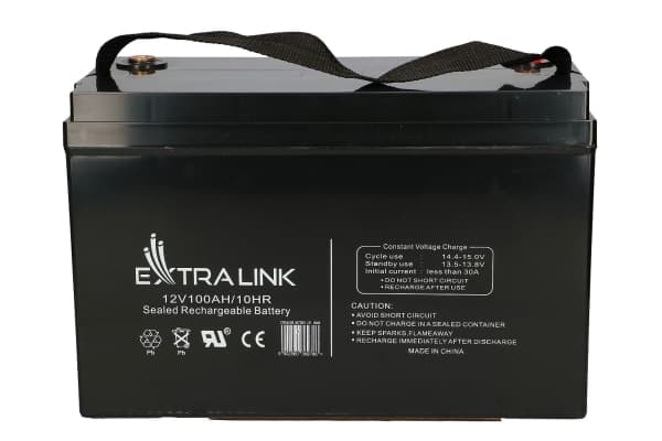 Extralink - UPS batteri - Blysyre - 100 Ah - sort