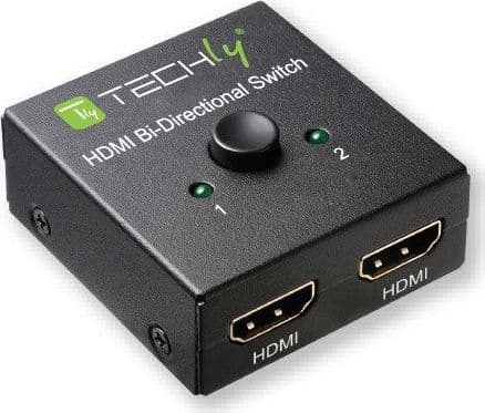 TECHly - Video/audio switch - 2 x HDMI - stasjonær