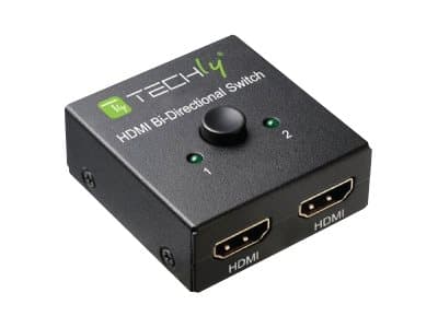 TECHly - Video/audio switch - 2 x HDMI - stasjonær
