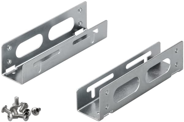 Goobay 93034, Universal, Monteringsfäste för HDD, Grå, Silver, 3.5", 95 mm, 23 mm