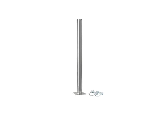 Extralink P600 BALCONY HANDLE WITH U-BOLTS M8, Rustfritt stål, Vinkelbrakett, 14 kg, Metallisk, Konstruksjon og vedlikehold, Generelle formål, Galvan