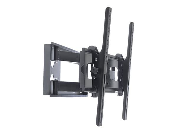 ART AR-86 - Brakett - justerbar arm - for LCD-TV - metall - svart - skjermstørrelse: 32"-63" - veggmonterbar