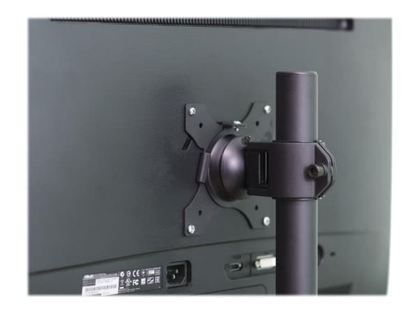 TECHly - Jalusta - LCD-näytölle - musta - näytön koko: 13"-27" - pöytätietokoneelle