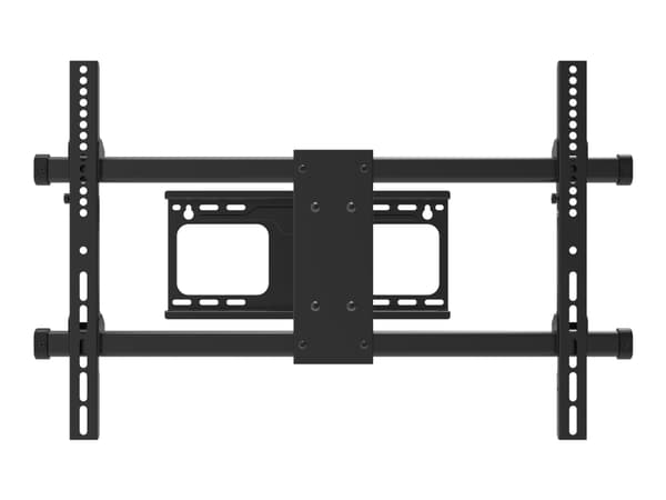 Vision VFM-WA6X4/3 - Monteringssett (veggplate, veggarm) - dobbeltleddelt - for flatpanel - kaldvalset stål - svart - skjermstørrelse: 42"-70"