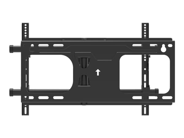 Vision VFM-WA6X4/3 - Monteringssett (veggplate, veggarm) - dobbeltleddelt - for flatpanel - kaldvalset stål - svart - skjermstørrelse: 42"-70"