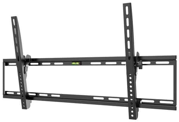 Goobay 49743, 2,54 m (100"), 200 x 200 mm, 800 x 400 mm, 0 - 10°, Stål, Svart Svart