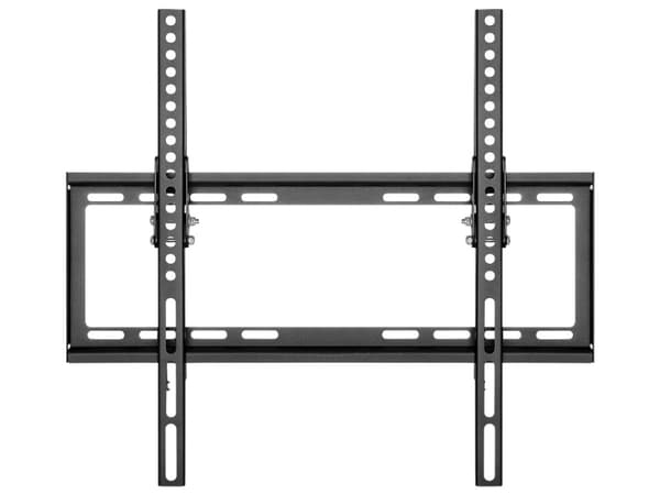 Goobay 49731, 139,7 cm (55"), 200 x 200 mm, 400 x 400 mm, 0 - 8°, Stål, Sort
