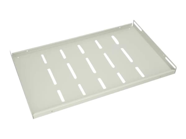 Extralink - Hylla för rack - 300 mm - grå - 1U - 19"