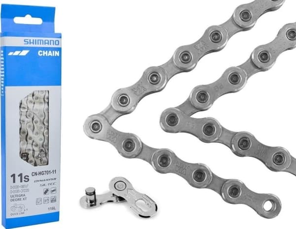 Shimano CN-HG701-11, Sykkelkjede, Svart, 257 g