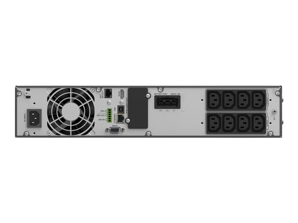 PowerWalker VFI 1500 ICR IoT - UPS (rackmonterbar/ekstern) - AC 160-300 V - 1500 watt - 1500 VA - 9 Ah - RS-232, USB
