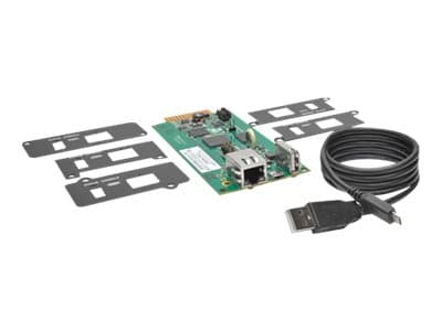 Tripp Lite UPS Web Management Accessory Card SNMP Remote Monitoring HTML5 - Adapter for fjernstyrt administrasjon - 100Mb LAN - 100Base-TX
